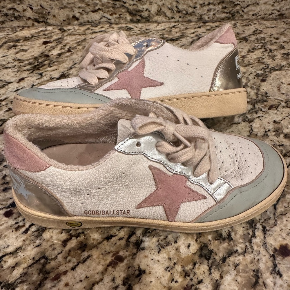 Golden Goose Pink Star Sneakers